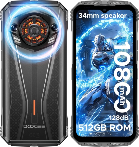 Doogee S Punk Pro Rugged Smartphone, 128dB Super Lautsprecher, 20GB+512GB/2TB Rugged