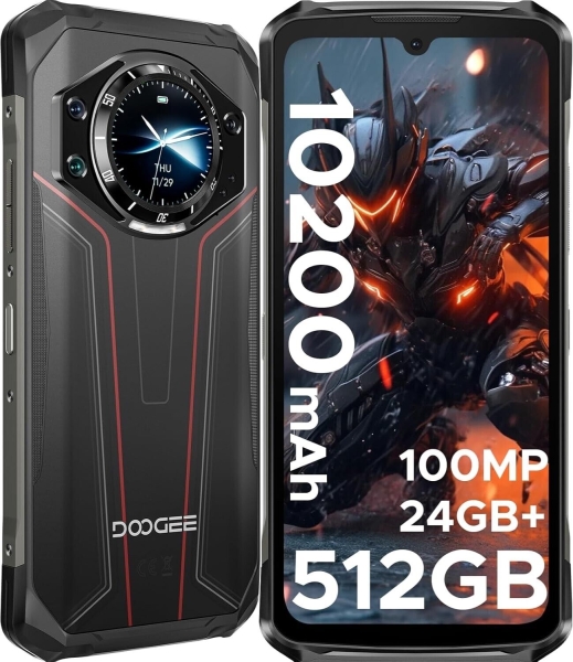 Doogee S119 (6,7″ FHD, 24GB RAM, 512GB Speicher, 100MP, robustes Smartphone)