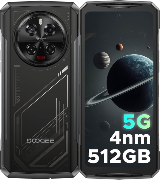 Doogee V40 Rugged Smartphone (6,8″ 2,4K, 32GB RAM, 512GB SPEICHER, 108MP, 5G)