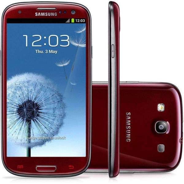 Samsung Galaxy S3 I9300 16GB Smartphone Garnet Red Rot Sehr Gut OVP