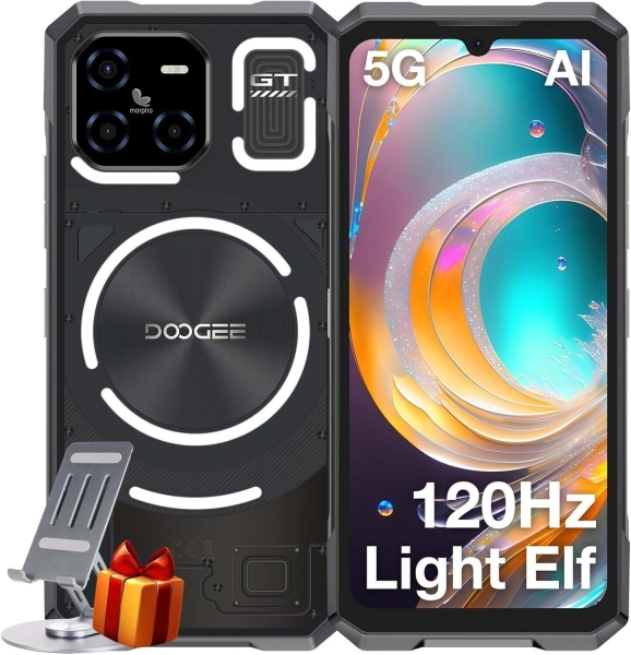 DOOGEE Blade GT (2025) robustes Smartphone 5G, dynamischer LED-Lichteffekt