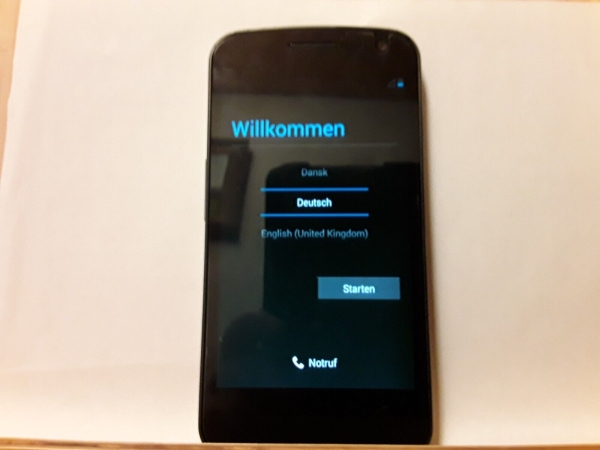 Handy Samsung Galaxy  Nexus GT I9250 schwarz ohne Simlock Smartphone